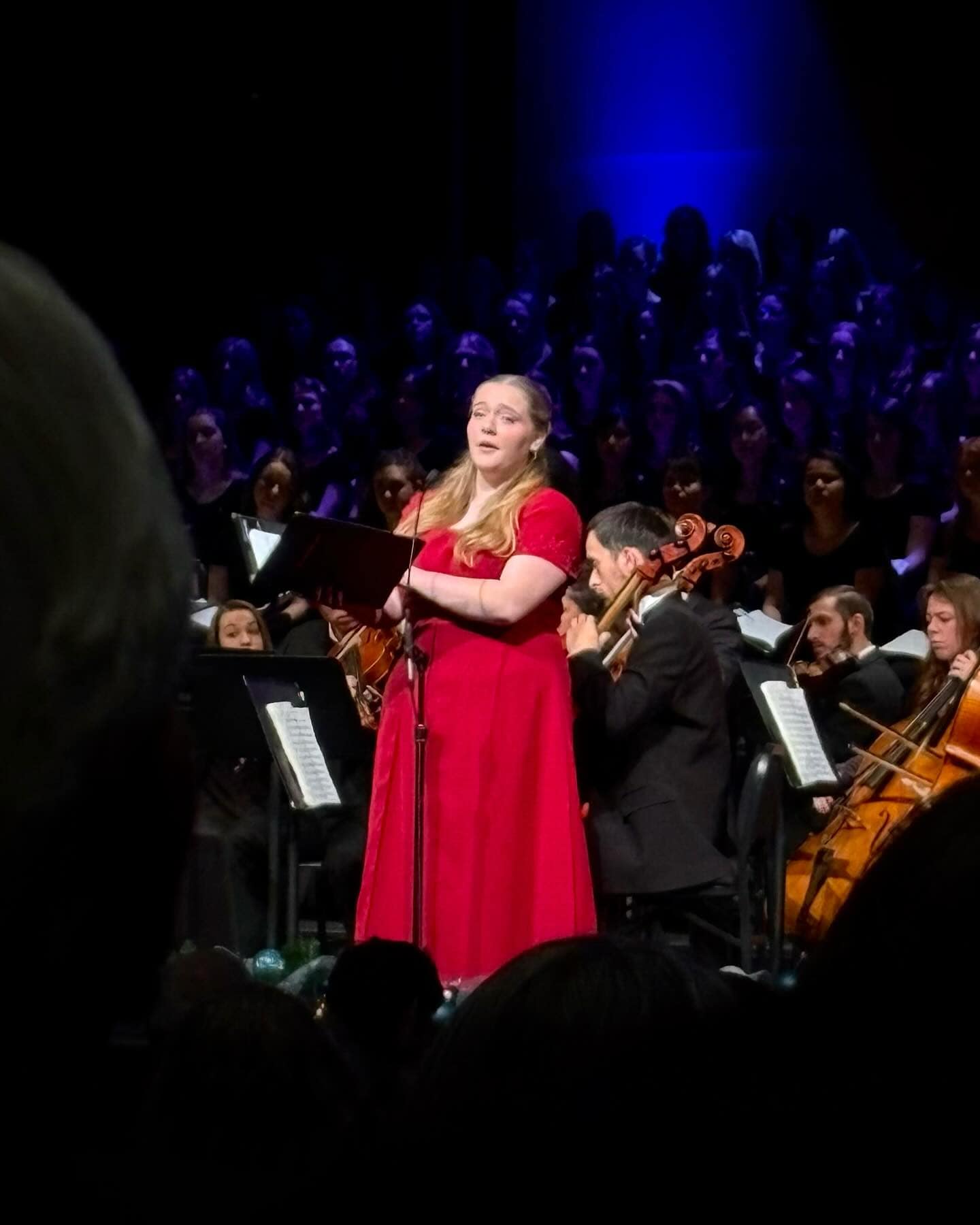 Leah performing Handel's Messiah